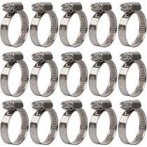 LIVAIA Lot De 12 Colliers De Serrage Inox 304 – 6x 16-27 Mm + 6x 25-40 Mm – Réglables Et Solides