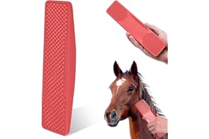 FMKLDENA Peine de Masaje para Caballos, 6 en 1 Cepillo de aseo para caballos, Cepillos para el Cuidado del Caballo, Cepillo para limpieza para caballos, Para Caballos Para Elimina Sin Dolor Pelo Y Suciedad