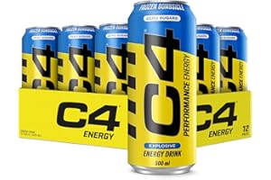 Cellucor C4 Performance Energy Carbonated 500ml x 12 Frozen Bombsicle Multi-ling