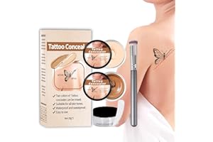 CLAWREX Tattoo Abdecken Wasserfest, Tattoo Concealer Für Körper, Tattoo Abdeckung Creme, Hohe Abdeckung Concealer, Lang Anhaltend, Abdeckcreme für deckt Hauttattoos, Hautunreinheiten, Muttermale und Narben ab