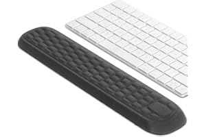 Meatanty klawiatura podpórka pod nadgarstek amortyzowana pianka pamięciowa podpórka pod nadgarstki do komputera biurowego Laptop Mac łagodzi ból nadgarstka i wygodne pisanie