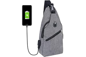 flintronic Sacoche Homme Bandouliere, Sac à Poitrine, Sac à Dos de Voyage pour Homme & Femme