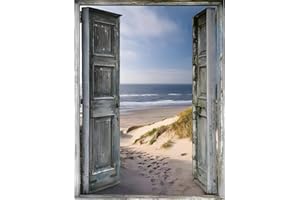 DPHERO Kit fai da te per pittura con diamanti da spiaggia, per adulti e bambini, 5D, per decorare la casa, 30 x 40 cm