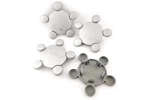 GREITAPIGU.LT 4 x | exterior 125 mm – Interior 60 mm | A27 – 83 Buje tapas Llanta Buje de rueda tapa tapa Seat Altea Córdoba Ibiza Toledo