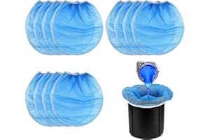 WPNCYK 12pcs Fine Mesh Filter Bags - Strainer For 1 Gallon Bucket Paint Filtering With Elastic Top Opening. Ideal For Gardening & Hydroponics