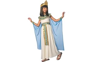 Morph Vestito Cleopatra Bambina, Costume Carnevale Bambina Cleopatra, Costume Carnevale Egiziana Bambina.