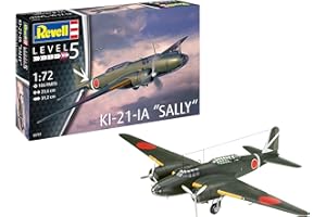 Revell 03797 Ki-21-la Sally - Modellino in plastica non costruita/non verniciata, in scala 1:72, modellato