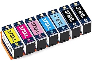 ColorKing 378 378XL Compatible for Epson 378 Ink Cartridges for Epson XP 8700 Printer Ink Cartridges XP-8500 XP-8505 XP-8600 XP-8605 (7 Packs)