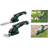 Parkside PGSA 12 A1 - Cesoie per erba e arbusti a batteria, batteria e