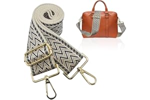 YERUUE 5cm de Large Sangle Sac Bandouliere Bandouliere pour Sac Réglable 75-135cm Sangle De Rechange Sac à Main Crossbody Bag Sacs Accessoires (Rose Abricot)