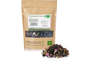 FRISAFRAN | Ekologiskt energigivande Oolong Tea Bulk 100g | Oolong teblad | lösa blad te | naturligt | Rening | Föryngrande