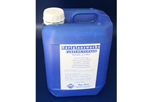 SCHUTZMARKE WASSERROSE Wasserrose® 5 L FLÜSSIGES HARTGLANZWACHS/BOHNERWACHS Weiss-FARBLOS Made IN Germany
