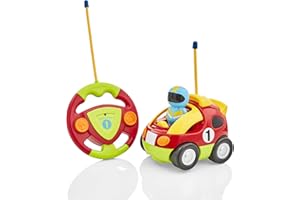 Tippi My First Remote Control Cars for 1, 2, 3 Year Olds - Car Toy for Toddler Boys or Girls - For Kids Age 1-3, Suitable for Children Age 18 Months+