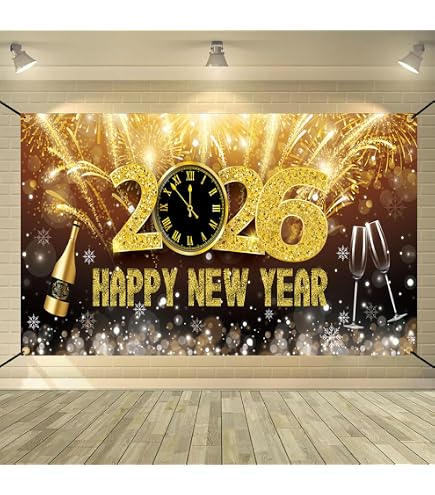 Produktbild von 100 Stück Konfetti Silvester Deko 2026,Glitzer Silvester Streudeko