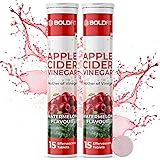 Boldfit Apple Cider Vinegar Tablets with Mother | Apple Cider Vinegar Tablet for Immunity, Digestion, ACV Effervescent Tablet