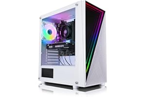 AWD-IT | PC Gamer, Ordinateur de Bureau, PC Gaming - Processeur AMD Ryzen 7 5700X • NVIDIA RTX 3060 Ti • RAM DDR4 16 Go • SSD 1 to M.2B • WiFi • ARGB Boîtier Infinity Blanc • Windows 11