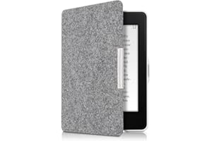 kwmobile Etui kompatybilne z Amazon Kindle Paperwhite - Felt Fabric eReader Protective Cover Case (dla modeli do 2017) - Jasnoszary