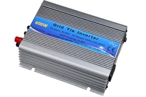 Y&H 600W Grid Tie Inverter Stackable MPPT Pure Sine Wave DC30-55V Input AC220V fit for 30V 36V Solar Panel/36V Battery