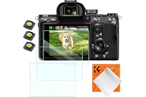 K&F Concept Ochrona ekranu dla Sony A7 iii A7R ii A9 Ochrona Ekranu Szkło Hartowane 2 SZTUK