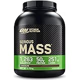 Optimum Nutrition Serious Mass Proteine in Polvere ad Alto Contenuto Calorico per Aumentare il Peso, con 25 Vitamine e Minera