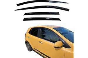 AUTO CLOVER Wind Deflectors Set for Kia Picanto 2017+ (4 pieces)