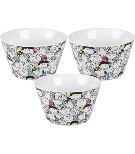 Ciotola Cereali Peanuts Ho Ho Ho - 400 Ml, Rosso, Porcellana - Foto 4