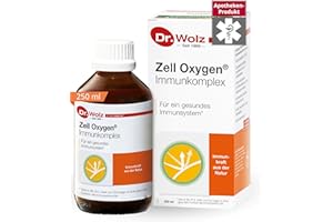 ‎DR. WOLZ Dr. Wolz Zell Oxygen® Immunkomplex* 250 ml - Konzentrat mit natürlichen Enzym-Hefezellen Dr. Wolz® - Komplex für Immunsystem* - Vitamine, Mineralstoffe & Spurenelemente - Immun-Kur