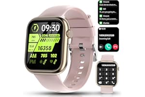 RUOPOEM Smartwatch Uomo Donna, 1,83“ Smart Watch Chiamate, Orologio Fitness Donna con 130 + Sport, SPO2 Sonno Cardiofrequenzimetro Contapassi Fitness Tracker, Orologio Smartwatch Donna per iOS Android
