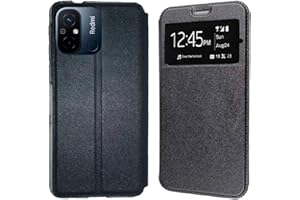 TODOBARATO 24HORAS Funda para Xiaomi Redmi 12C Negra Libro Ventana