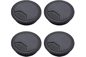 EBHO 4 Pezzi Passacavi Scrivania, Passa Cavi da Scrivania,da Incastrare Copri Foro di Copertura per Organizzare Filo Passacavo per Scrivania,per Casa e Tavolo Ddell’Ufficio