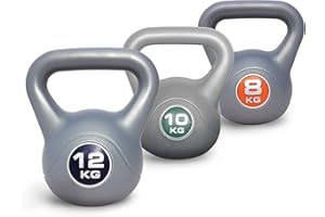 UK Fitness home gym kettlebell set exercise equipment for home use weights 2kg 4kg 6kg 8kg 10kg 12kg 14kg kettle bells