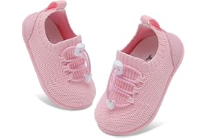 JIASUQI Baby Shoes for Baby Boys Girls First Walking Shoes Infant Non-Slip Breathable Trainers with Soft Rubber Sole Toddler Slip On Slippers Sneakers