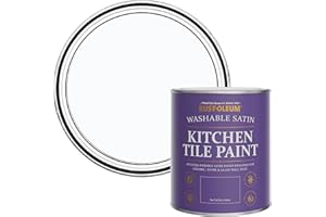 Rust-Oleum Blue water resistant Kitchen Tile Paint in Satin Finish - Icecap 750ml