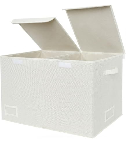 MY DUK HOME - Grande Boîte à Jouets Pliable XXL (62x40x40 cm, 99L) avec Renfort Plastique Solide - Coffre Rangement Enfants Sécurisé, Multi-Usage pour Chambre et Salon