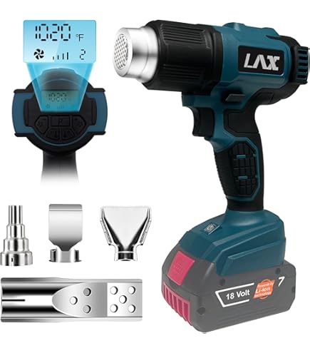 AccuBlazer Borstelloze Hogesnelheids Luchtblazer, Compatibel met Bosch 18V Accu, Draagbare Bladblazer voor Camping, Barbecue & Werkplaats (Accu Niet Inbegrepen
