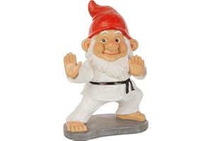 Design Toscano Karate Kobi Kampfkunst Gartenzwerg Statue