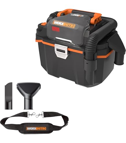 Fuxtec Aspirateur Sans Fil FX-E1VC20 Eau Et Poussière – 20V – 3 Filtres – 10L – Léger 3,4kg – Accessoires, Sans Batterie Ni Chargeur