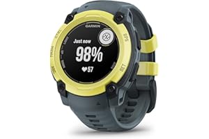 Garmin Instinct E, 40 mm GPS Smartwatch, Electric Lime Bezel/Twilight Band