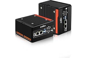 CWWK X86-P6 N150 Mini PC Pocket-NAS, 4 Bay M.2 NVMe Mini Computer with 2 x i226-V 2.5GbE LAN, Micro PC DDR5 8GB RAM 256GB SSD, Support WiFi7/BT5.4 Expandable, Dual Display, USB3.2