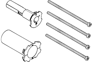 GROHE Uniwersalny zestaw przedłużający (25 mm, 2-drożna konwersja, do baterii wannowej i prysznicowej), chrom, ‎14058000