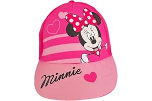 ILS I LOVE SHOPPING Chapeau avec visière de Garçon/Enfant en Coton Bonnet de Baseball réglable Minnie Mouse