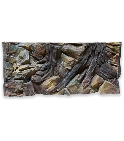 3D Aquarium Rückwand 60x30cm - Dünne Malawi Felswand Für Aquarium Dekoration