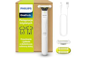 Philips Oneblade Intimate Golarka, Przeznaczona do Okolic Intymnych, Przycinania i Golenia z Dodatkową Ochroną Skóry, Model QP1924/30