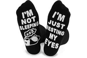 Kyralyn Novelty Socks Gift for Men Dad Funny Dad Socks 9-11 Non-slip Cotton Novelty Birthday Gifts for Grandad Husband Boyfriend from Daughter/Son/Wife