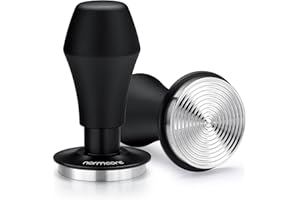 Normcore Tamper per per caffè, 51 mm, regolatore di pressione, timbro barista con pressione di contatto da 15 lb / 30 lbs, manico in alluminio, tappetino (basi tamper, diametro 51 mm)