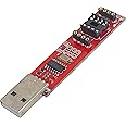 Whiteeeen Tiny AVR Programmer - USB, 1x USB Port, 1x AVR Microcontroller, Includes Programmer, Headers, Software/Driver - Compatible with PCs, Laptops, Tablets