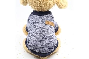 SMDARROY Haustier Hund Katze Pullover, warme Hunde Pullover Katze Kleidung, Fleece Haustier Mantel für Welpen