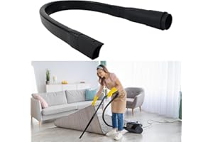 JRJRN 63cm Suceur Plat Long et Flexible, Suceur Plat Flexible pour Aspirateur, Suceur Aspirateur Universel, Embout Suceur Flexible pour Tous Aspirateurs avec Raccord 32/35 mm