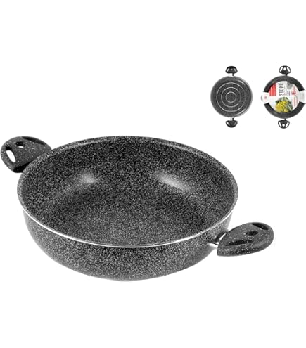 Casserole à Induction Zanetti Evolution - Diamètre 20 Cm, Fond Épais 4 Mm Antiadhésif, Noire - 11