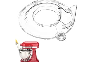 ‎SUN3DRUCKER Spritzschutz Ersatz für Kitchen Aid 4.5-5 QT Stand Mixer, Klarer Spritzschutz für Kitchen aid zubehör, Spritzschutz Schüssel Perfekt für Kitchen Aid Edelstahlschüssel (nur)